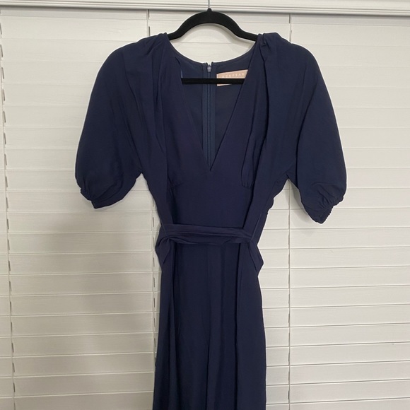 KEEPSAKE the Label Luminous Belted Navy Jumpsuit - Picture 7 of 13